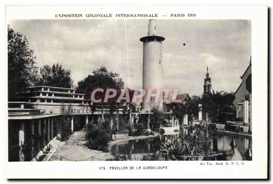 Pavillon de la Guadeloupe — Exposition Coloniale Internationale — Paris 1931 — Ali Tur, Arch. D. P. L. G.