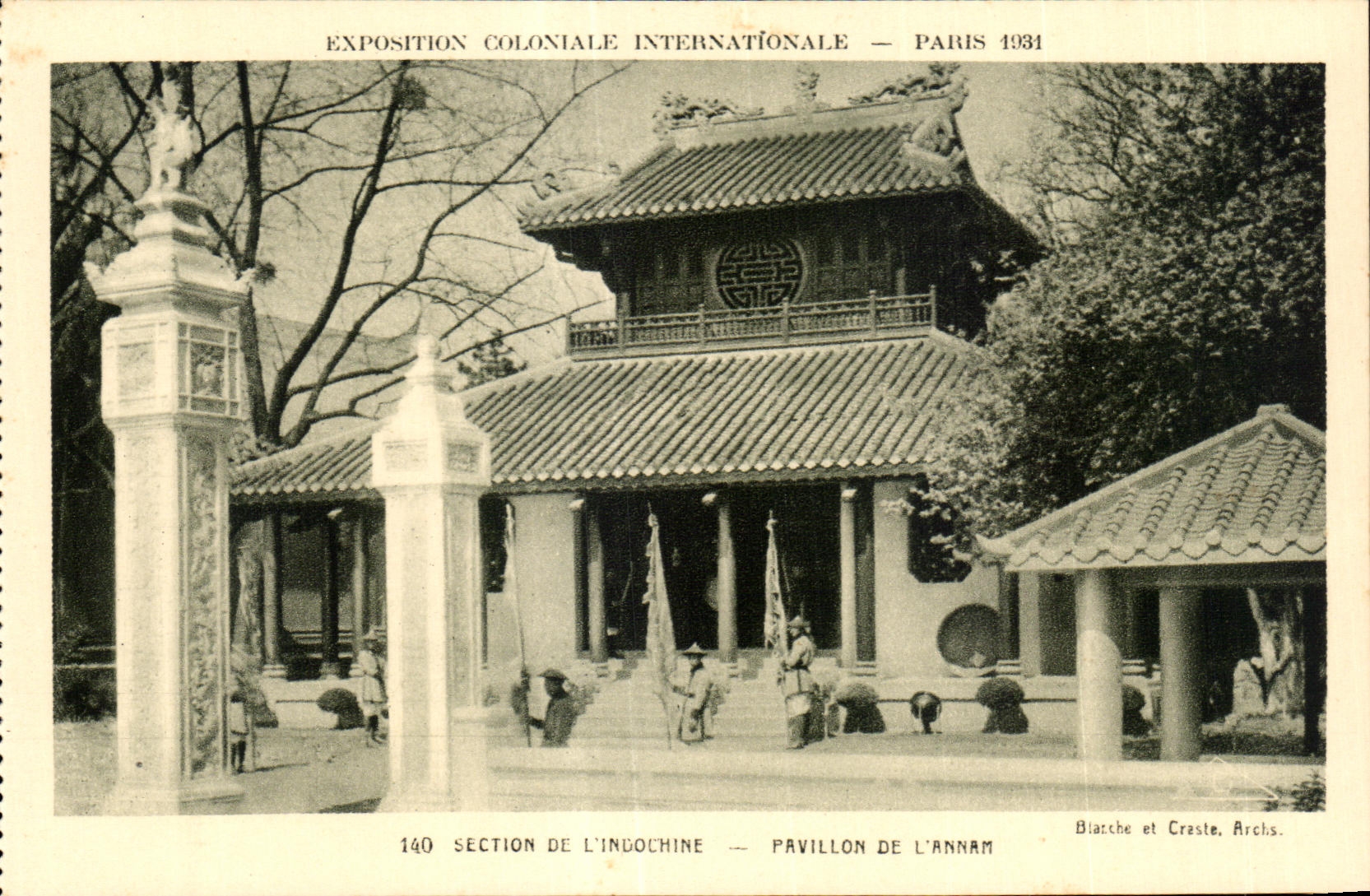 Pabellón de Annam — Sección de Indochina — Exposición Colonial Internacional París 1931