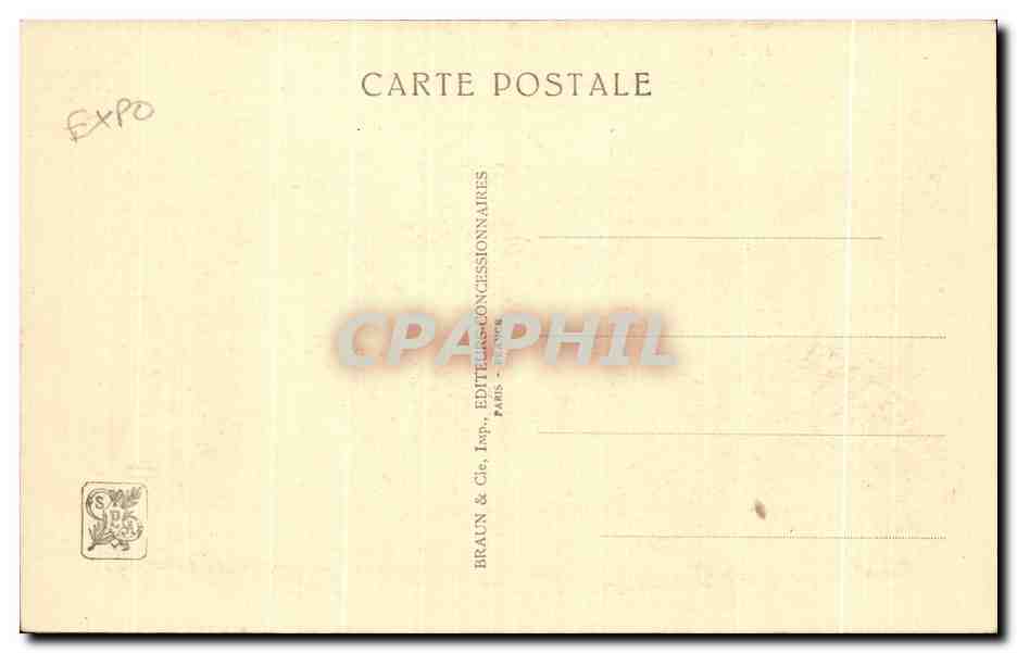 Pavillon della Côte Française des Somalis — Esposizione Coloniale Internazionale — Parigi 1931 — Ch. Wulffleff Arch. D.G. — Verso