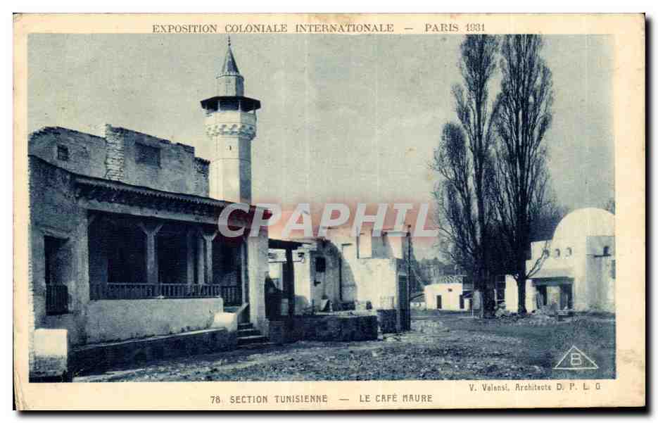 Esposizione Coloniale Internazionale — Parigi 1931 — Sezione Tunisina — Il Café Maure