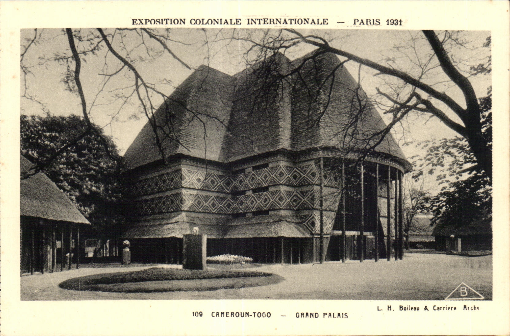 Camerún-Togo — Gran Palacio — Exposición Colonial Internacional — París 1931