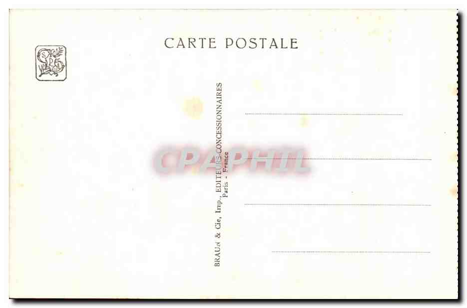 CPA Exposition coloniale internationale Paris 1931 Cameroun Togo Grand Palais — Verso