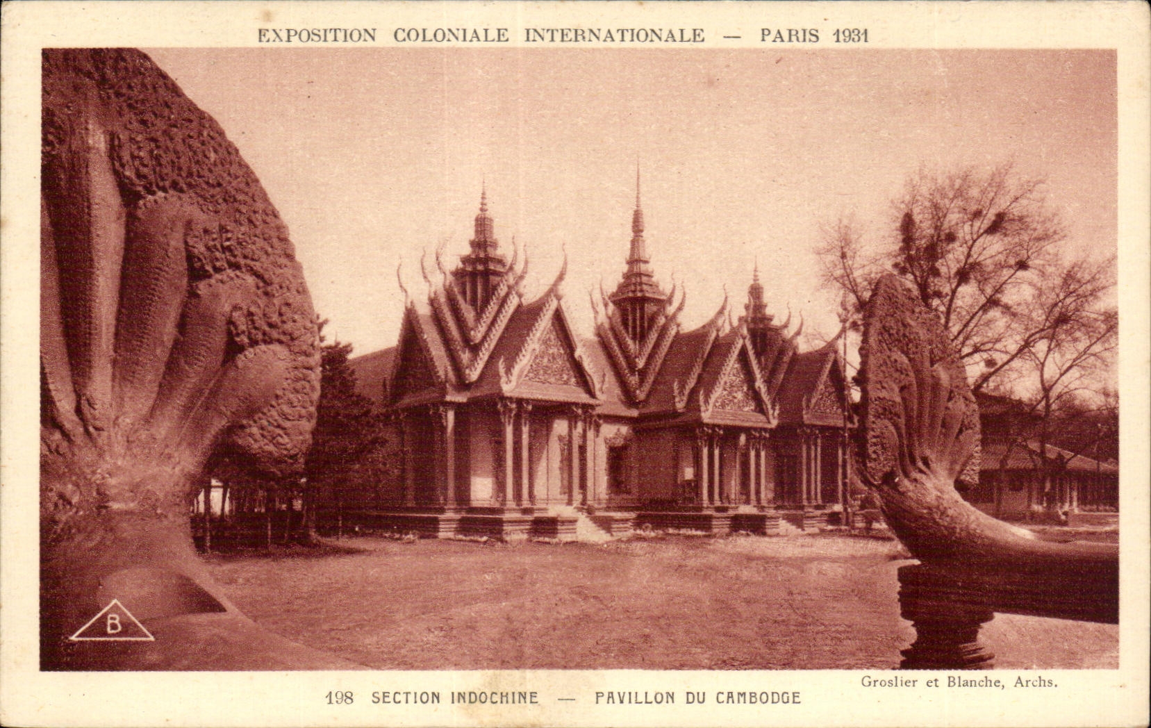 Pabellón del Camboya — Exposición Colonial Internacional — París 1931
