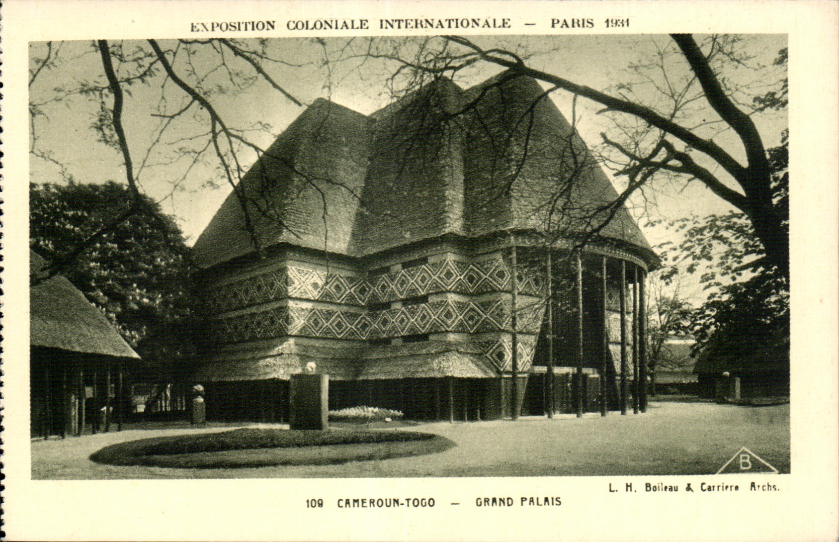 Cameroon-Togo — Grand Palais — Exposición Colonial Internacional — París 1934
