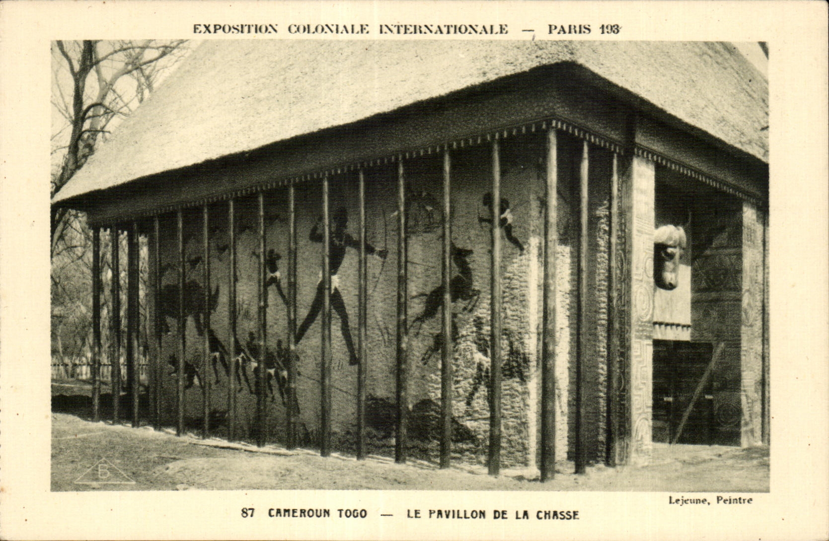 Cameroun Togo — Le Pavillon de la Chasse — Exposition Coloniale Internationale — Paris 1933