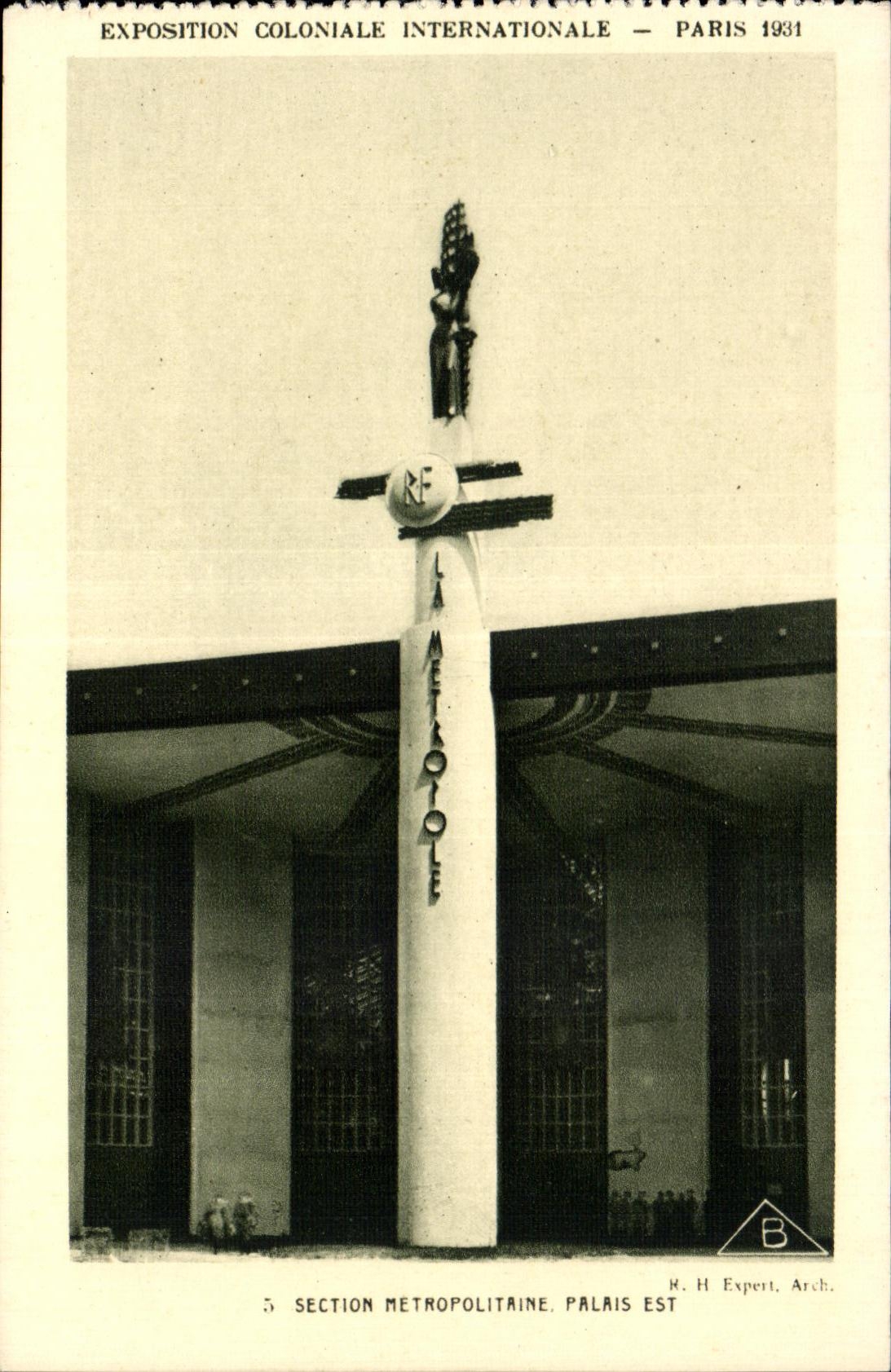 Sección Metropolitana — Palacio Este — Exposición Colonial Internacional París 1931
