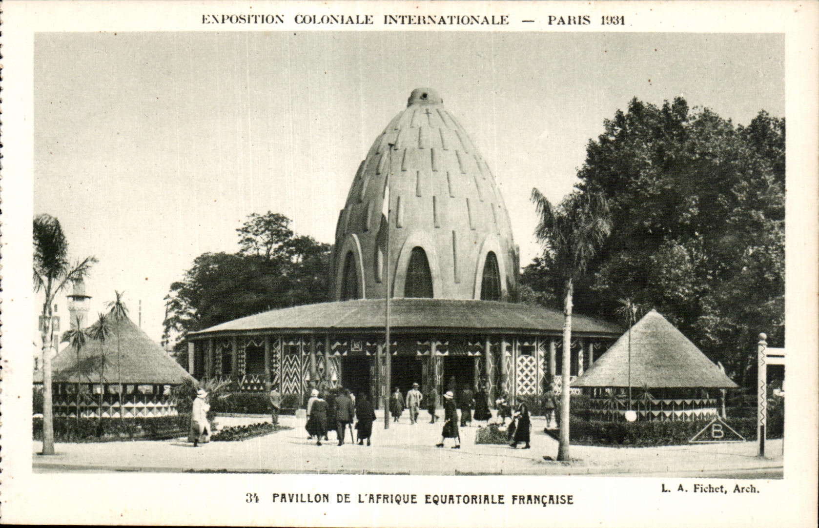 Pavillon de l'Afrique Équatoriale Française — Exposition Coloniale Internationale — Paris 1931