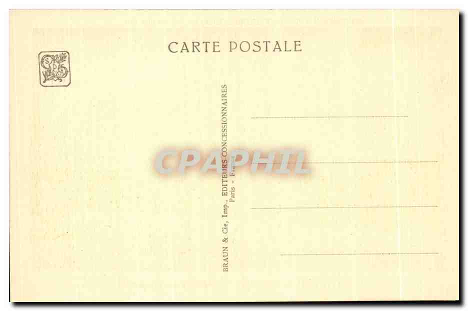 Le Congo Belge — Vue prise du portique des Industries de Luxe vers le Pavillon d'Honneur — Exposition Coloniale Internationale — Paris 1931 — Rückseite