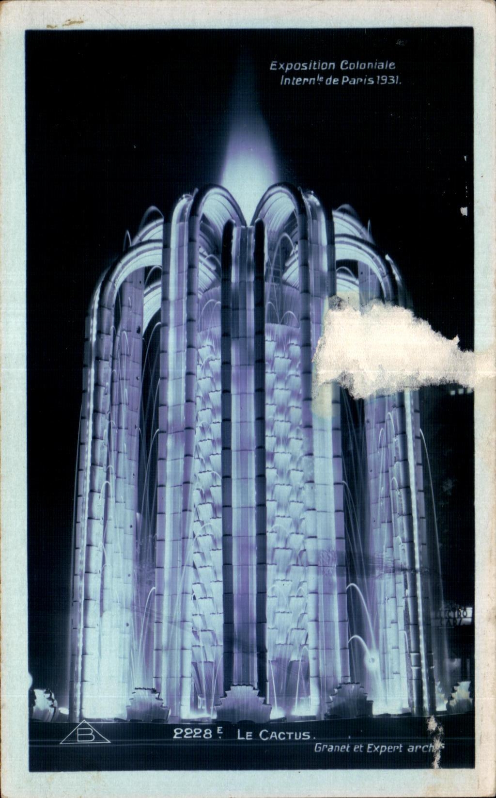 Le Cactus — Exposition Coloniale Internationale de Paris 1931 — Granet et Expert architecte