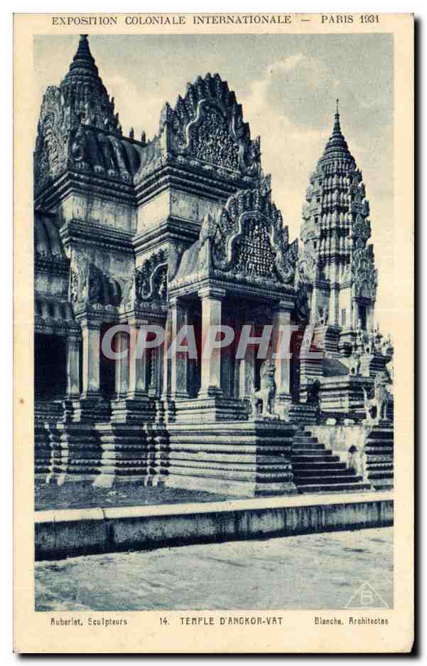 CPA - Exposition Coloniale Internationale - Paris 1931 TEMPLE ANGKOR - VAT