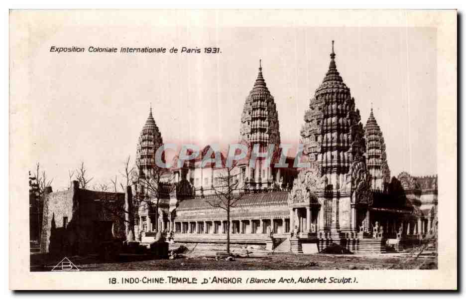 CPA - Exposition Coloniale Internationale - Paris 1931 INDO - CHINE TEMPLE D ANGKOR