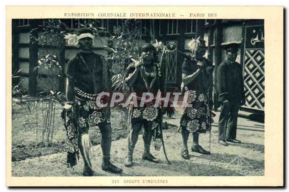 Exposition Coloniale Internationale — Paris 1901 — Groupe d'Indigènes
