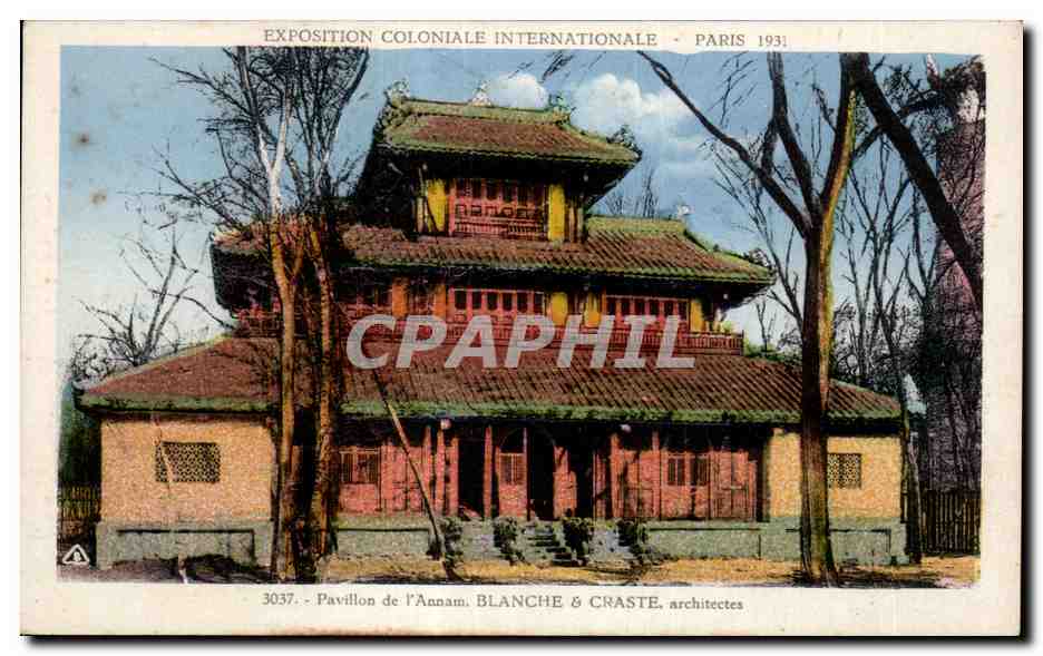 Pavillon de l'Annam — Exposition Coloniale Internationale — Paris 1931