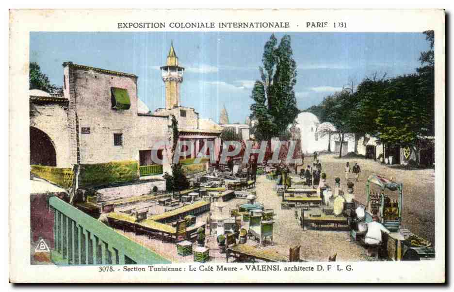 CPA - Exposition Coloniale Internationale - Paris 1931 Section Tunisienne: Le Cafe Maure