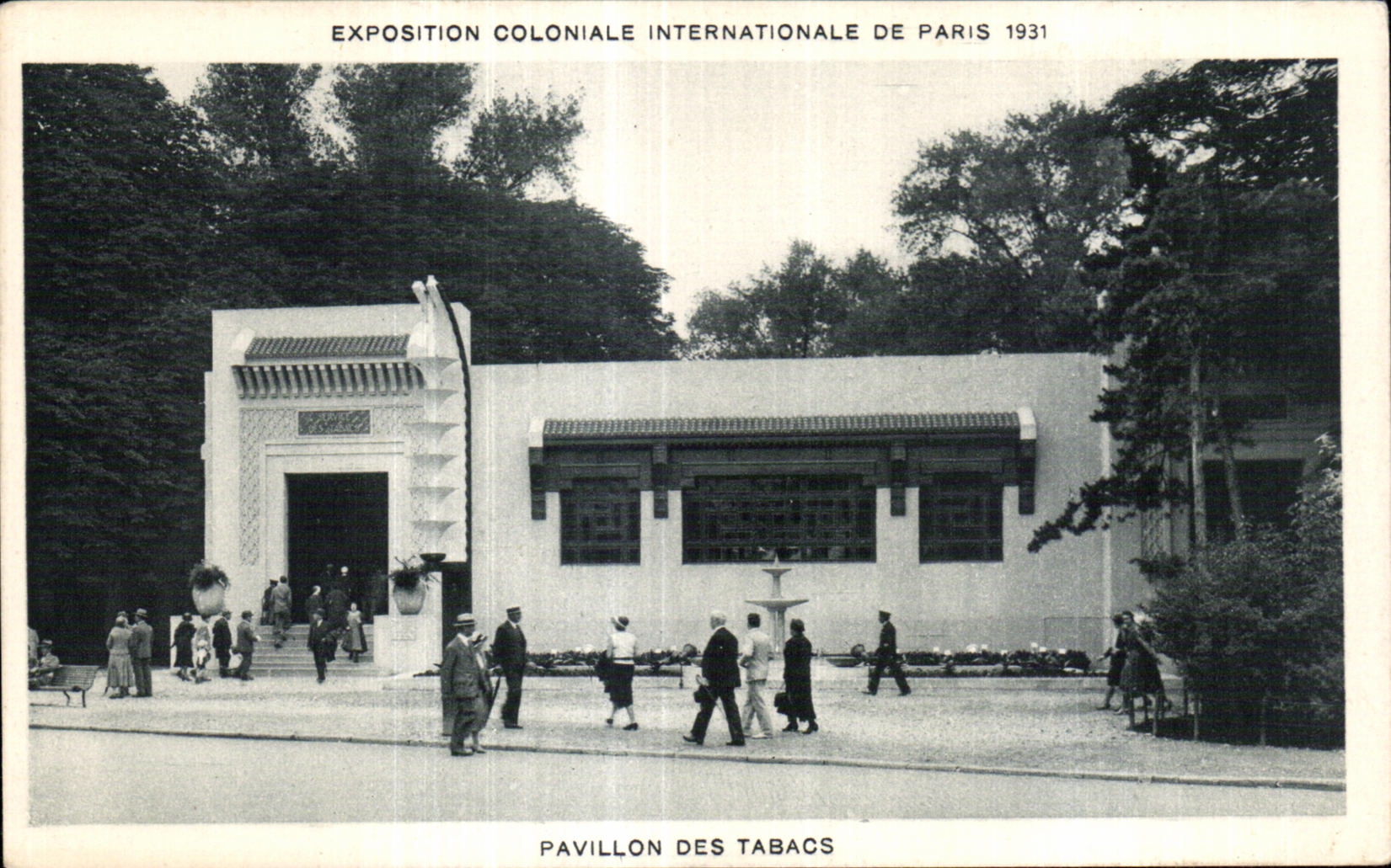 Exposición Colonial Internacional de París 1931 — Pabellón de los Tabacos — Editor Héloïse-Cachan