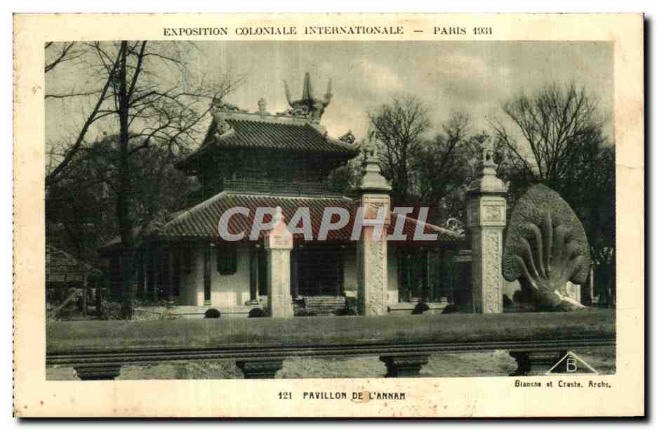 Paviljoen van Annam — Internationale Koloniale Tentoonstelling — Parijs 1931 — Bianche et Craste, Archs.