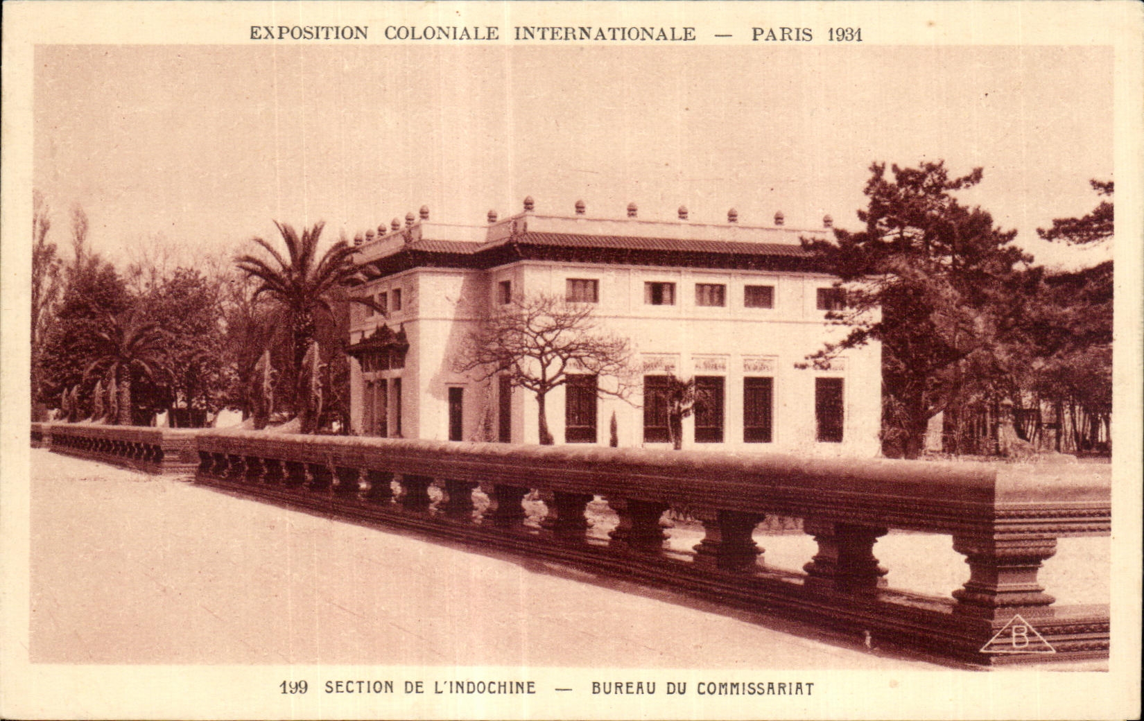 CPA - Exposition Coloniale Internationale - Paris 1931 Section de L Indochine - Bureau du Commissariat