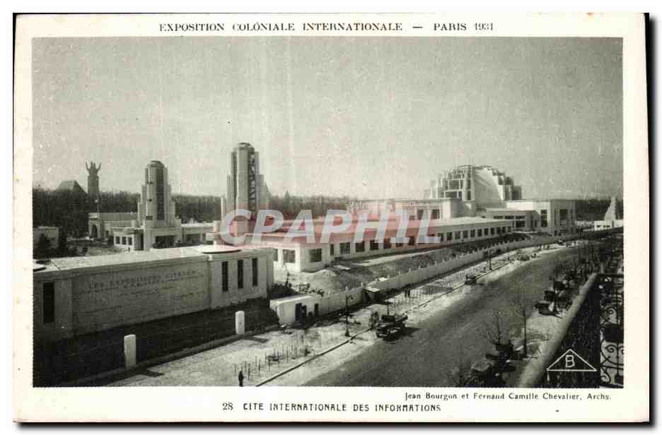 CPA - Exposition Coloniale Internationale - Paris 1931 Cite Internationale des Infomations