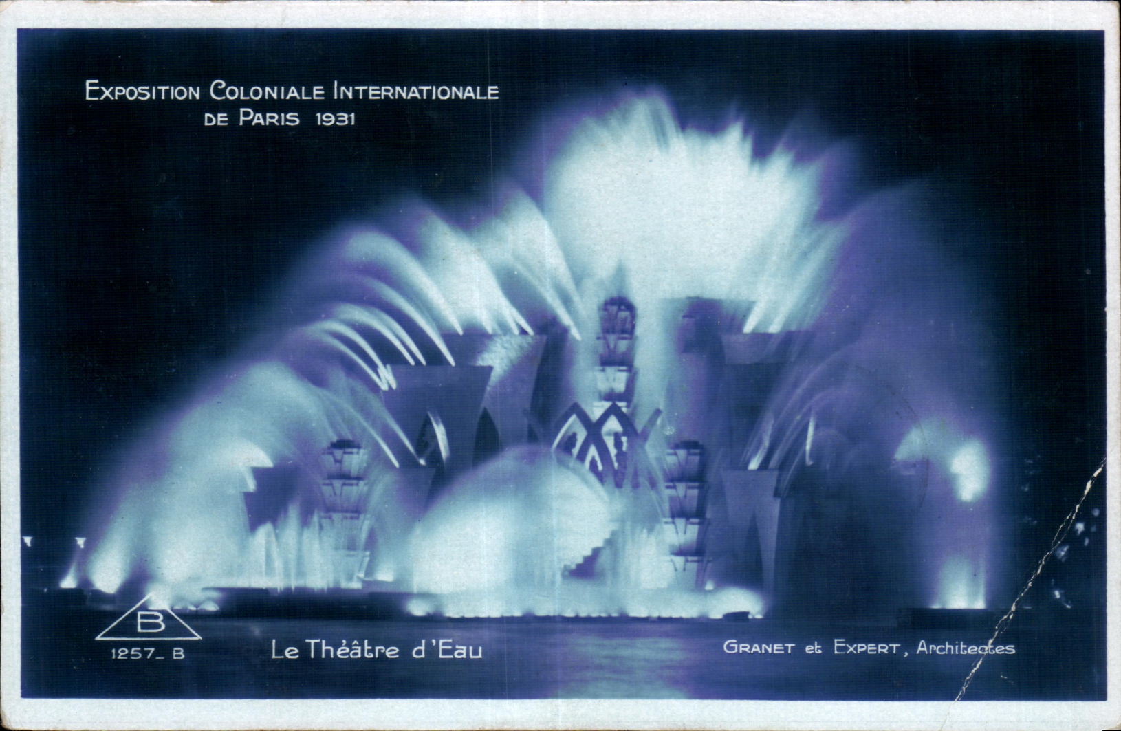 Le Théâtre d'Eau — Exposition Coloniale Internationale de Paris 1931 — Granet et Expert, Architectes