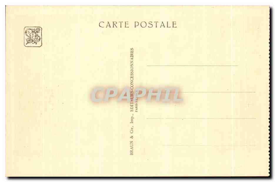 Pavillon della Palestina — Esposizione Coloniale Internazionale — Parigi 1931 — Verso