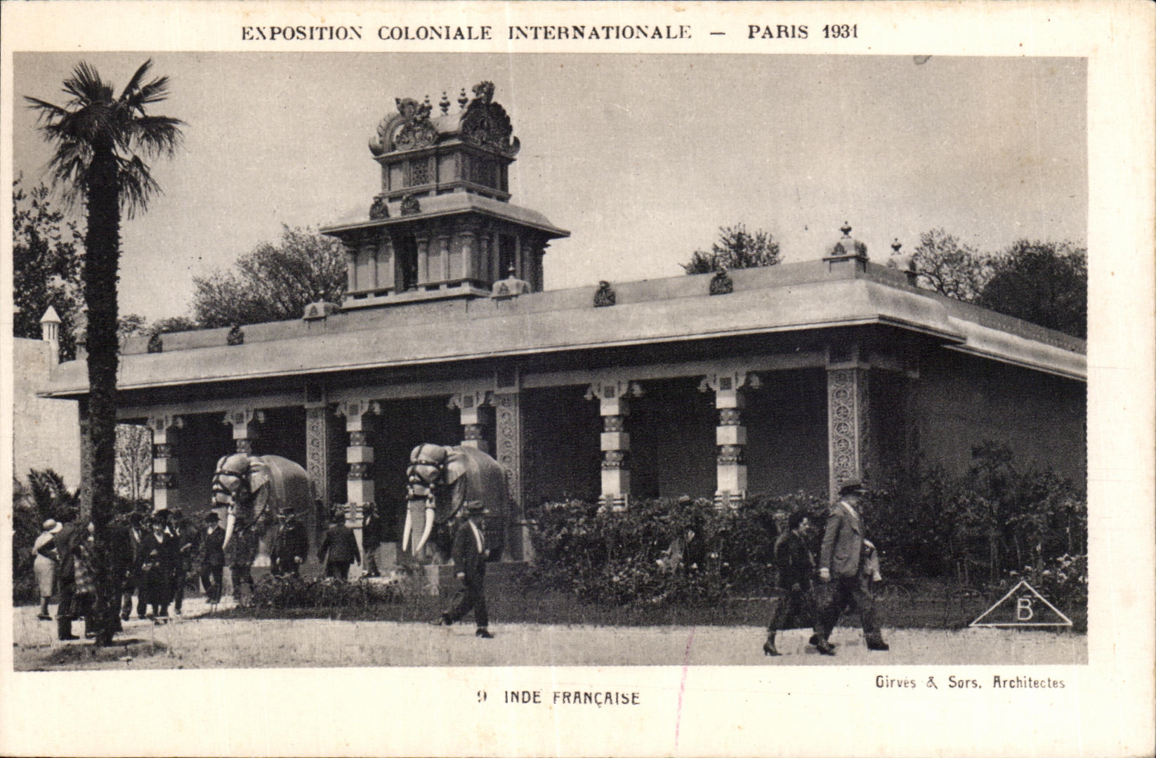 Inde Française — Exposition Coloniale Internationale — Paris 1931 — Girves & Sors, Architectes