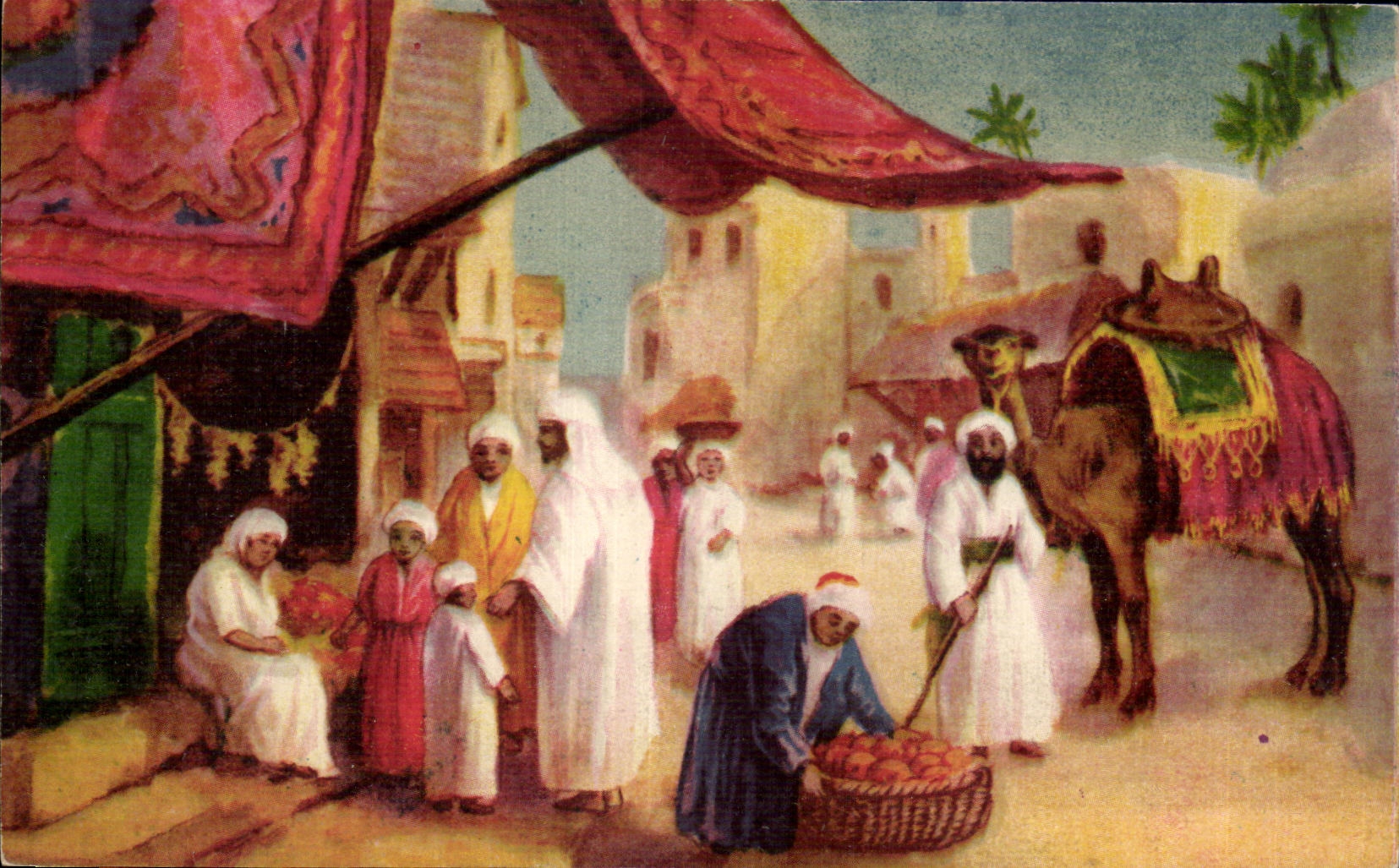 CPA Afrique du Nord Egypt Egypte Marche Market