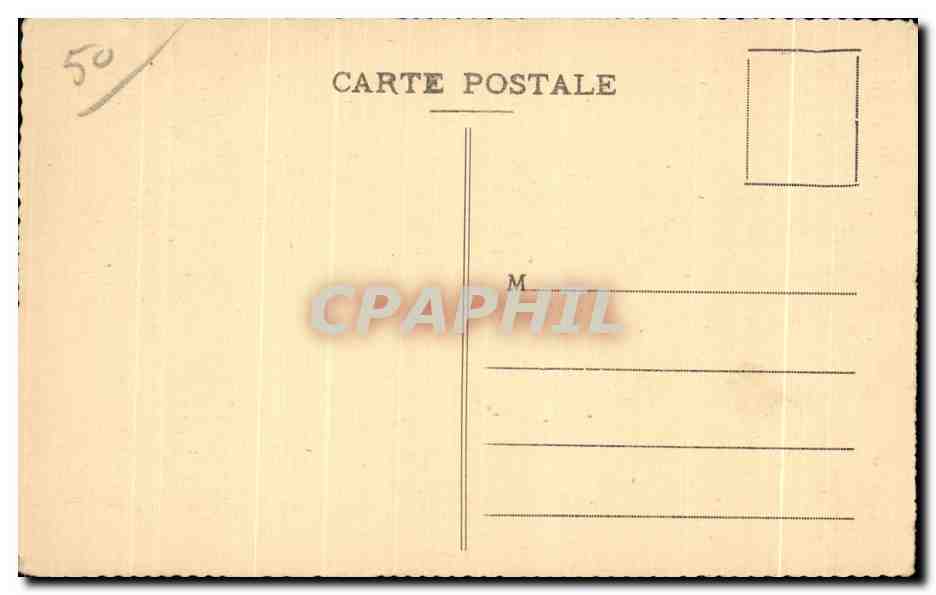CPA Mont Sant Michel Porte du roi — Verso
