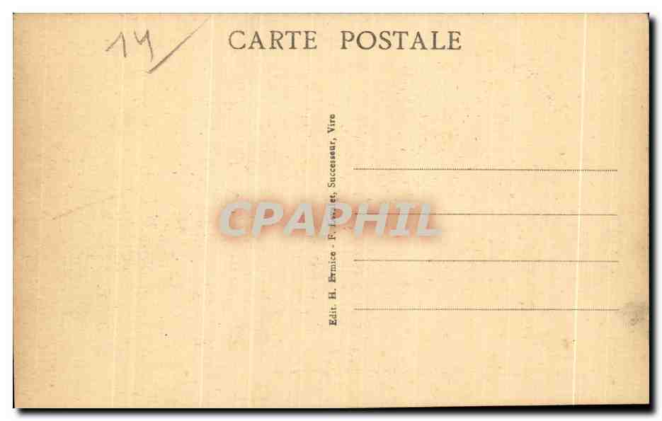 CPA L analenne normandle La coiffe du Mont st michel Folklore Coiffe Costume — Rückseite
