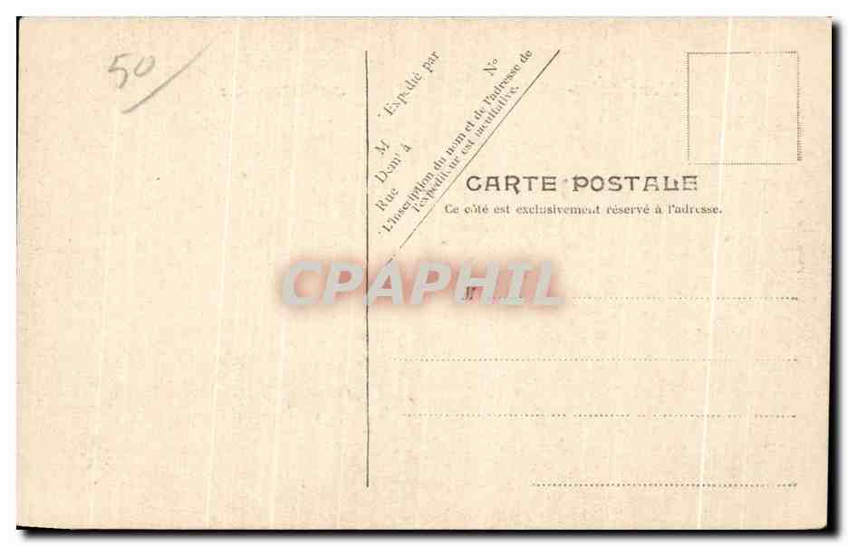 Mont Saint-Michel — Côté du Nord-Est — V.P. Paris No. 20 — Verso