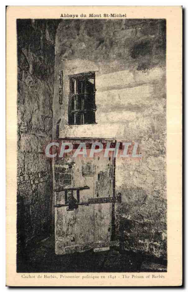 CPA Cachot de Barbes prisonnier politique en The prison of bardes