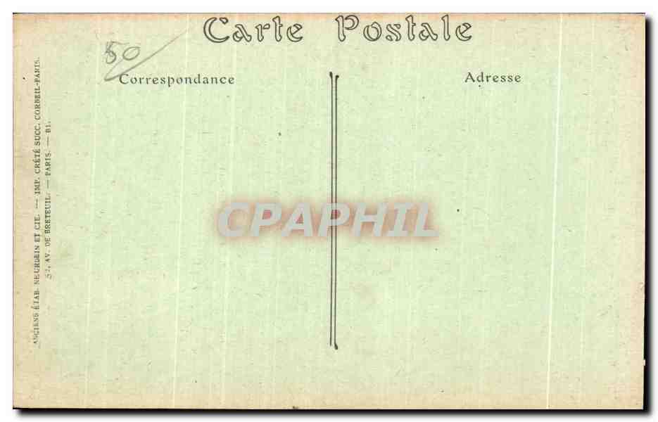 Mont Saint-Michel — Côté nord-ouest — Imp. Créteuil et Cie — Reverso