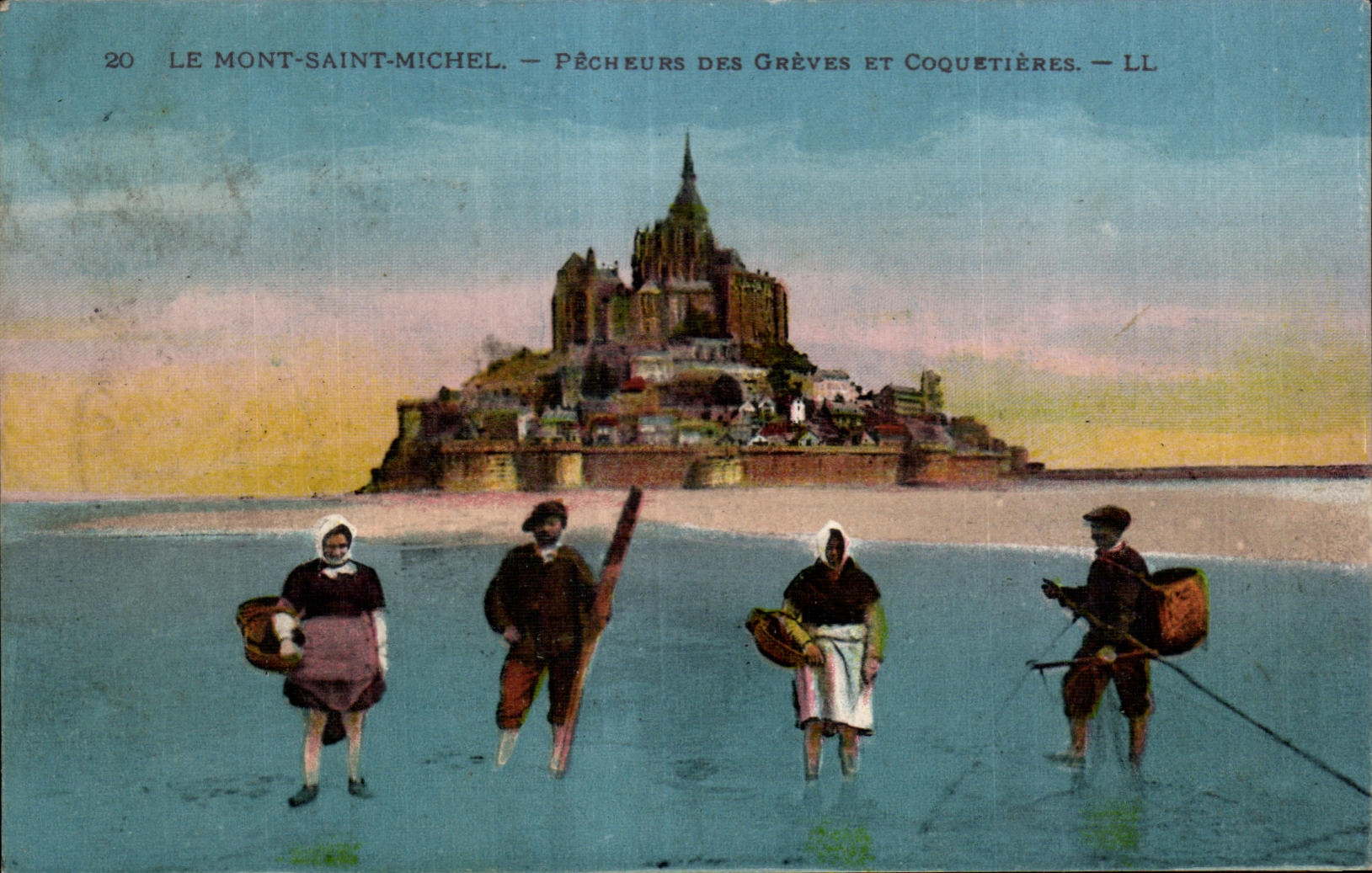 Le Mont-Saint-Michel — Pêcheurs des Grèves et Coquetières — LL