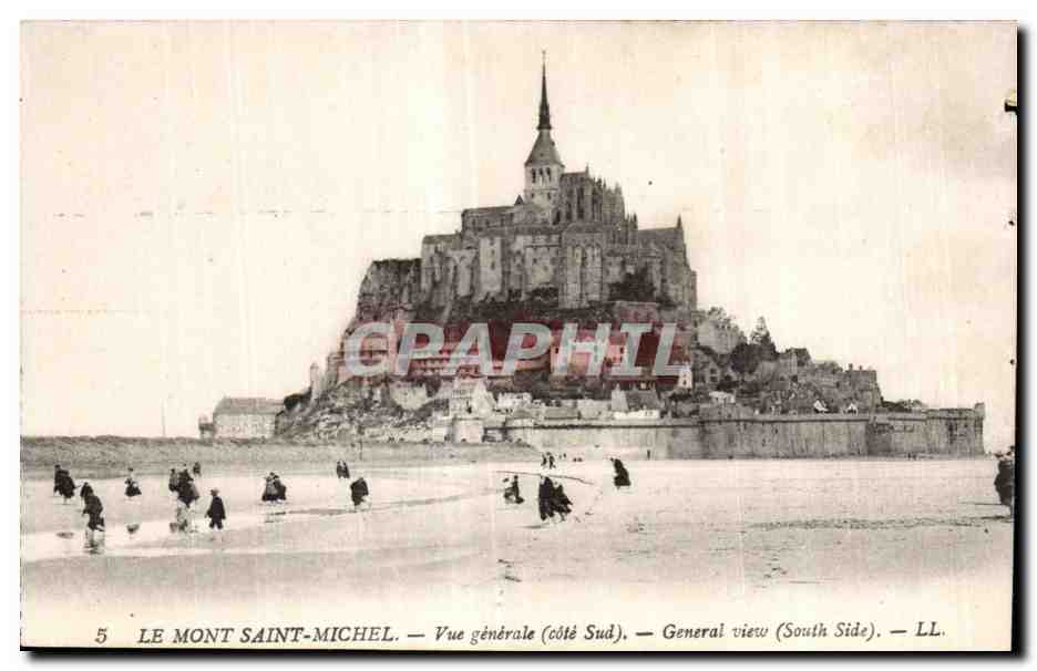 CPA Le mont saint michel Vue generale generale view