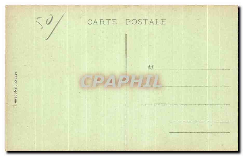 CPA Le mont saint michel Cote nord est Pecheurs — Verso