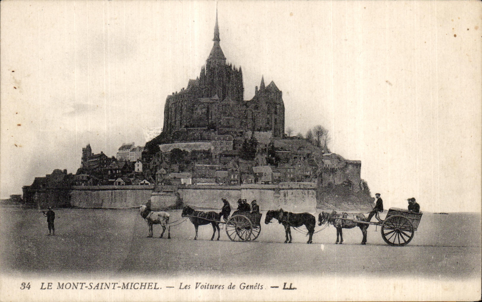 Le Mont-Saint-Michel — Les Voitures de Genêts — LL