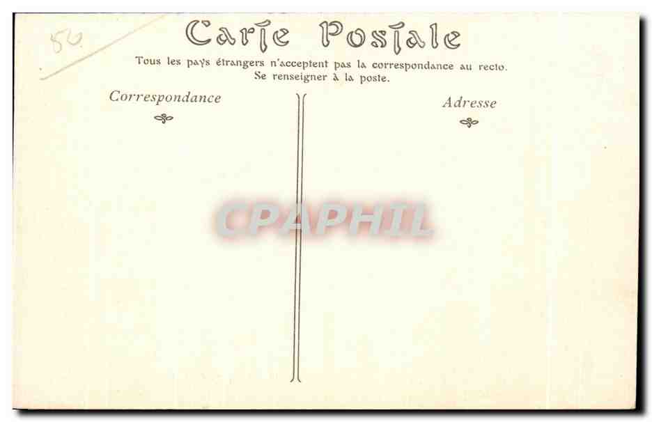 CPA Abbaye du ment saint michel Le cloitre — Verso