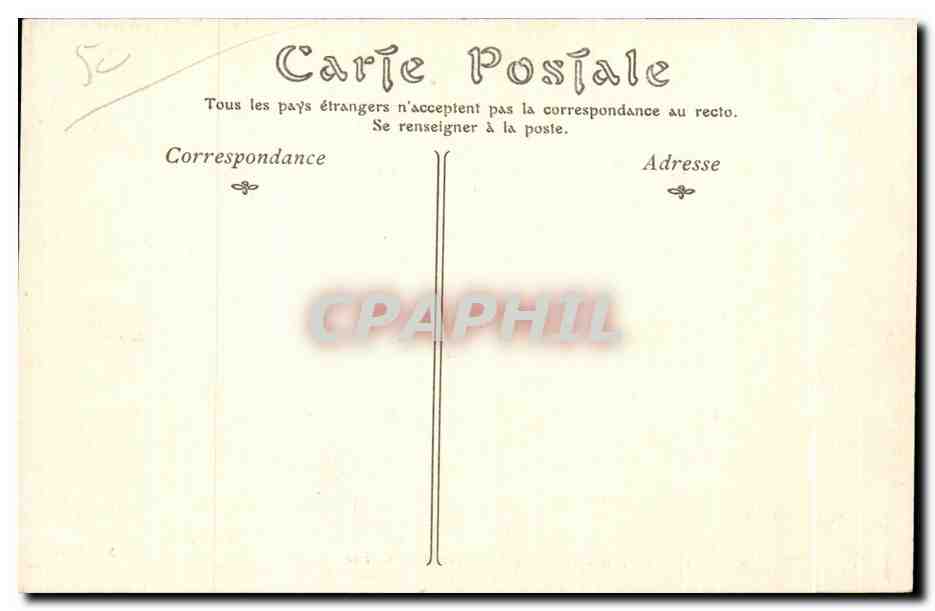 CPA Abbaye dy mont michel Les galeries du cloitre — Verso