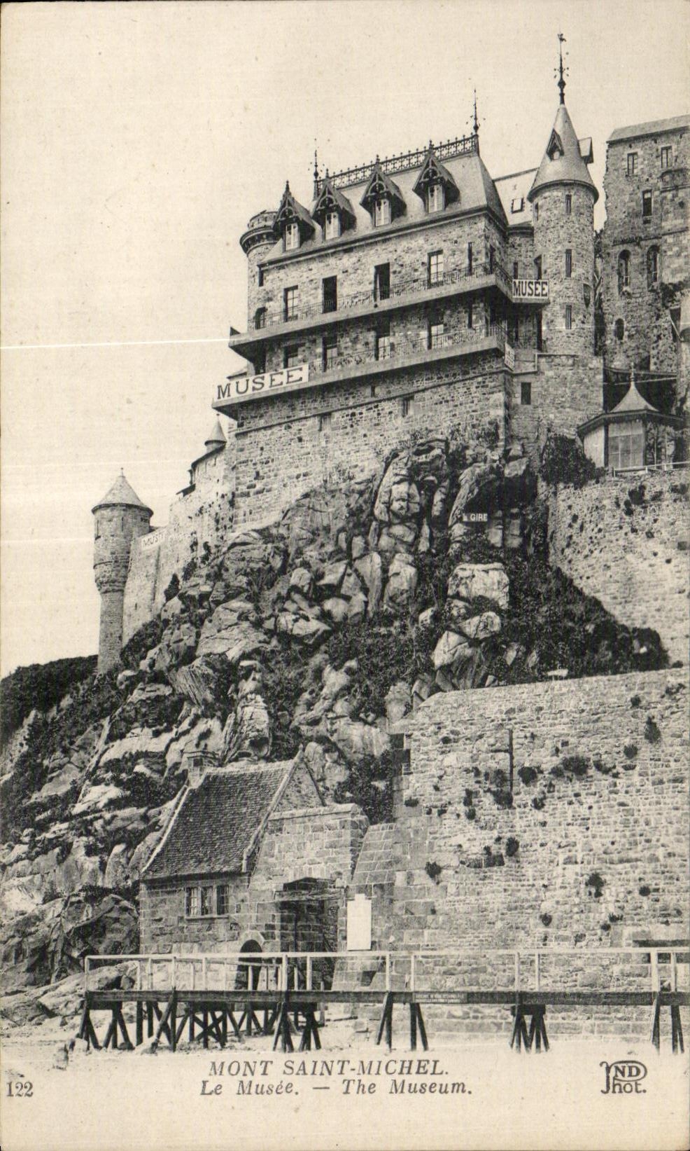 Mont Saint-Michel — Ansicht des Museums — JND Hot. n°122