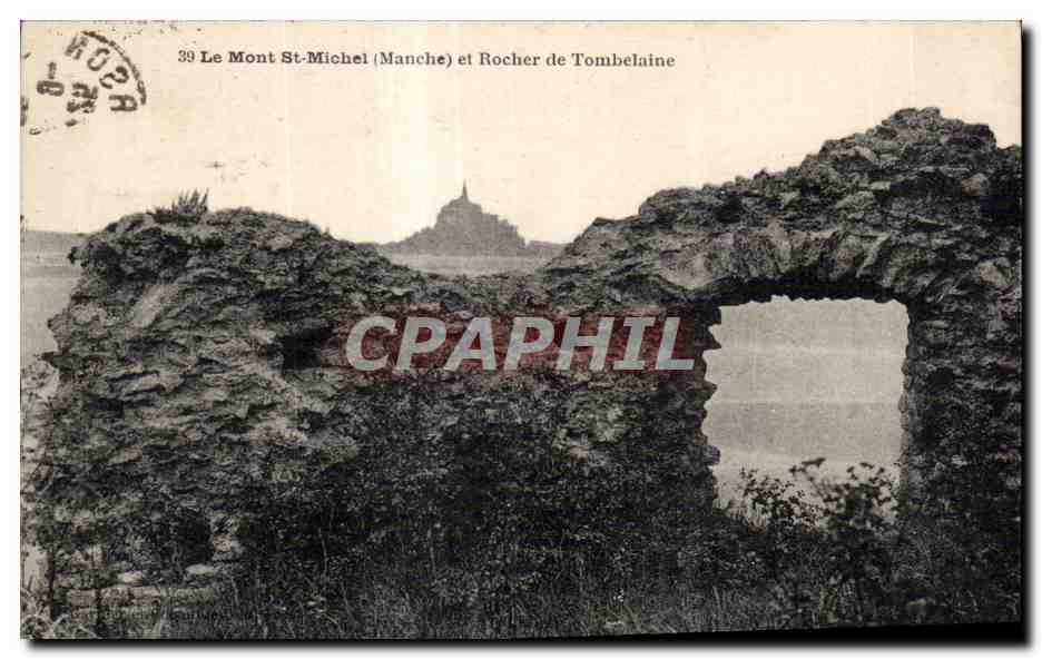 Le Mont-St-Michel (Manche) et Rocher de Tombelaine — éditeur non identifié, n° 39