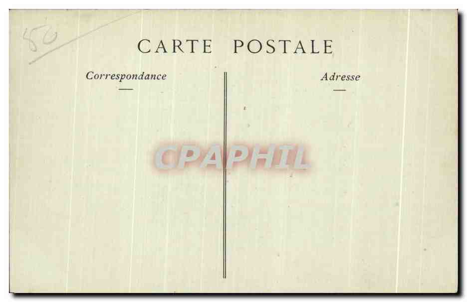 CPA Mont saint michel Cote du nord ouest Pecheur — Verso