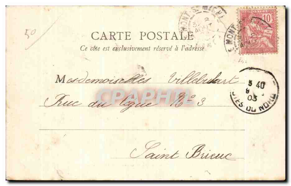 Le Mont Saint-Michel — Côté Sud, vu de la Digue — B.F., Paris — Reverso