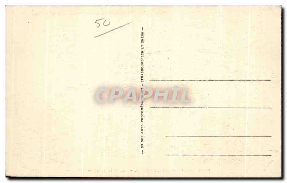 CPA Groves du mont st michel les pres sales  — Verso