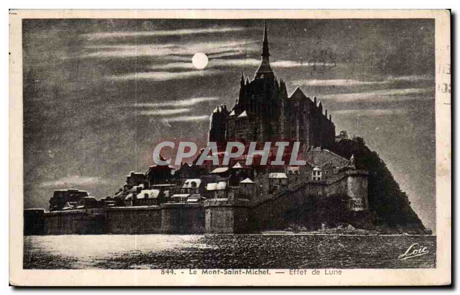 Mont Saint-Michel — Mondlichteffekt — Loïc, Nr. 844