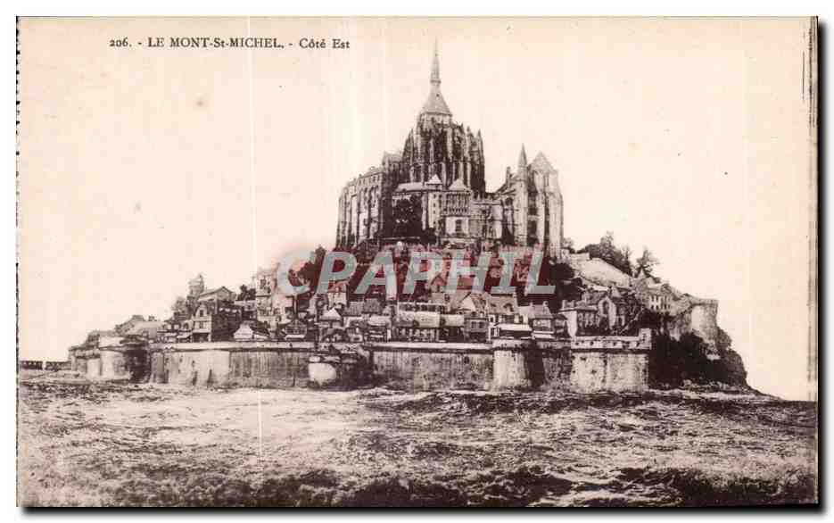 CPA Le mont st mitchel cote est