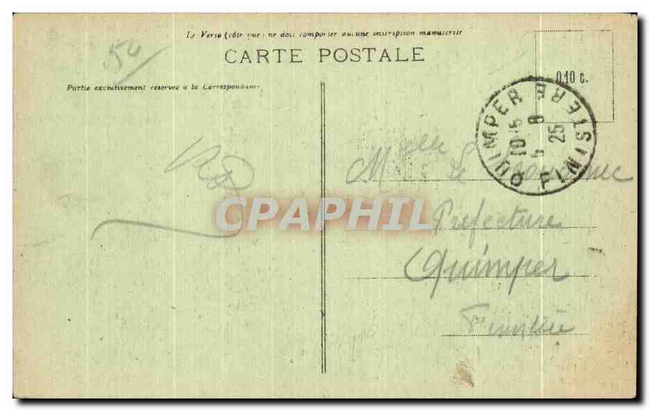 CPA Mont st michel lo pres sales Moutons Sheep — Verso