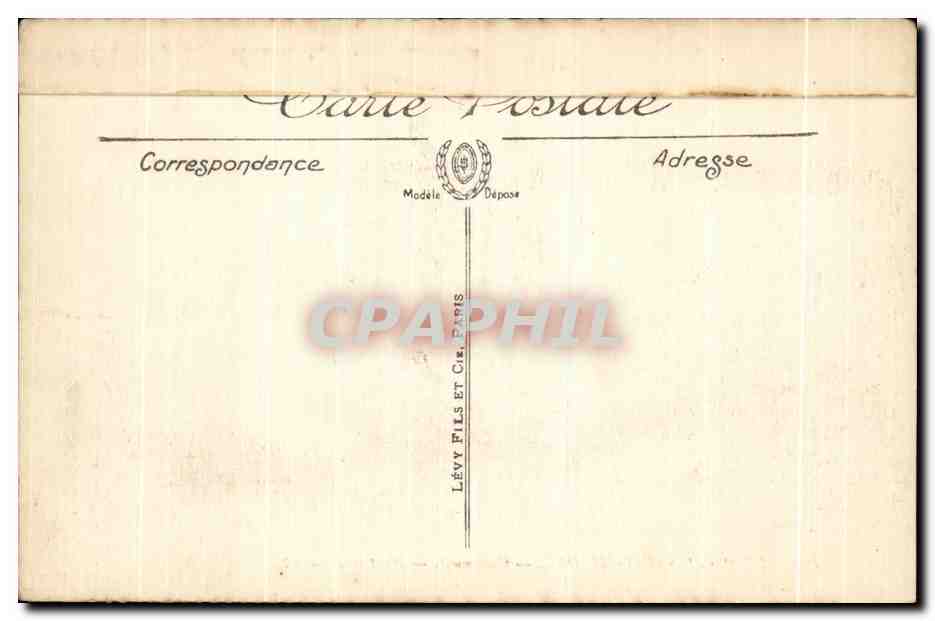 Le Mont-Saint-Michel — Côté ouest — LL. — Éditeur LL. — N° 128 — Rückseite