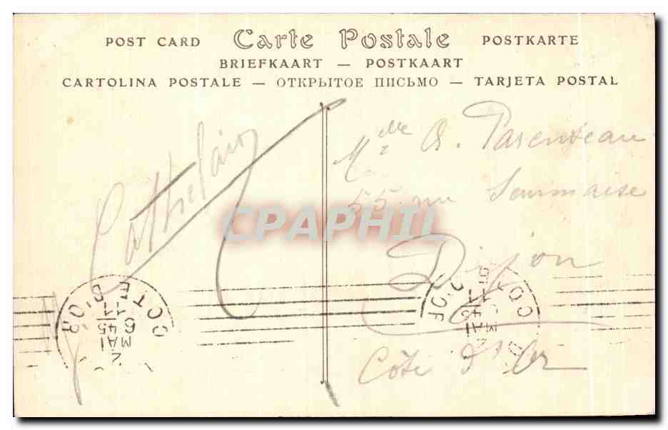 CPA Saint Lo Fue generale prise des Bords de la Vire — Rückseite