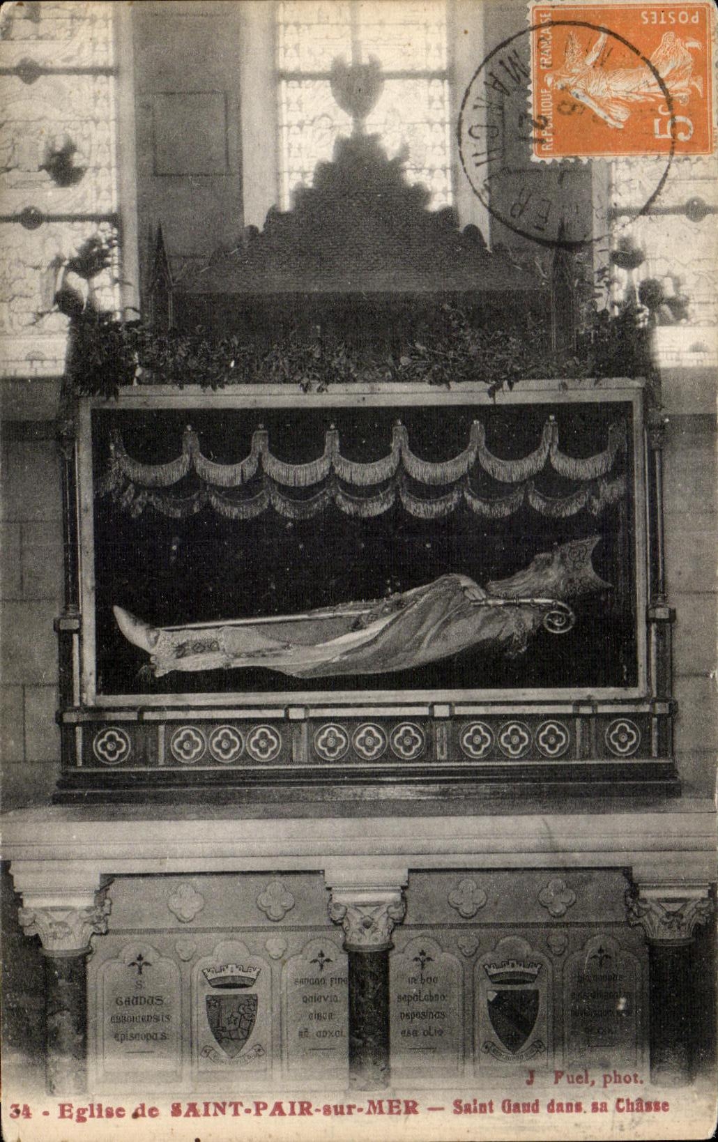 Church of SAINT-PAIR-sur-MER — Saint Gaud in His Shrine