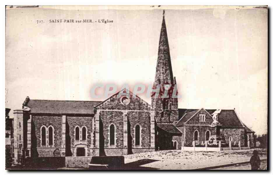 CPA Saint pair sur mer L eglise