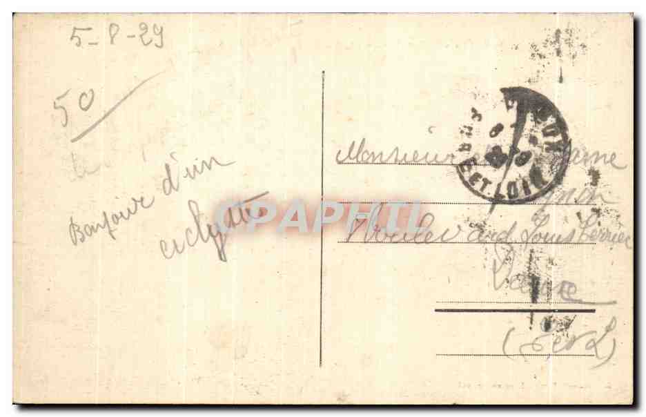Saint-Jean-le-Thomas (Manche) — Les Rochers — Éditeur : C. L. B. n°6 — Reverso